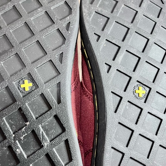 *Dr Marten | Maelly Lace Up Canvas Padded Collar Boot in Cherry Red Size 7 - Picture 10 of 15